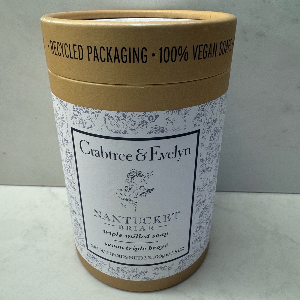 Crabtree & Evelyn Nantucket briar soap. NEW!